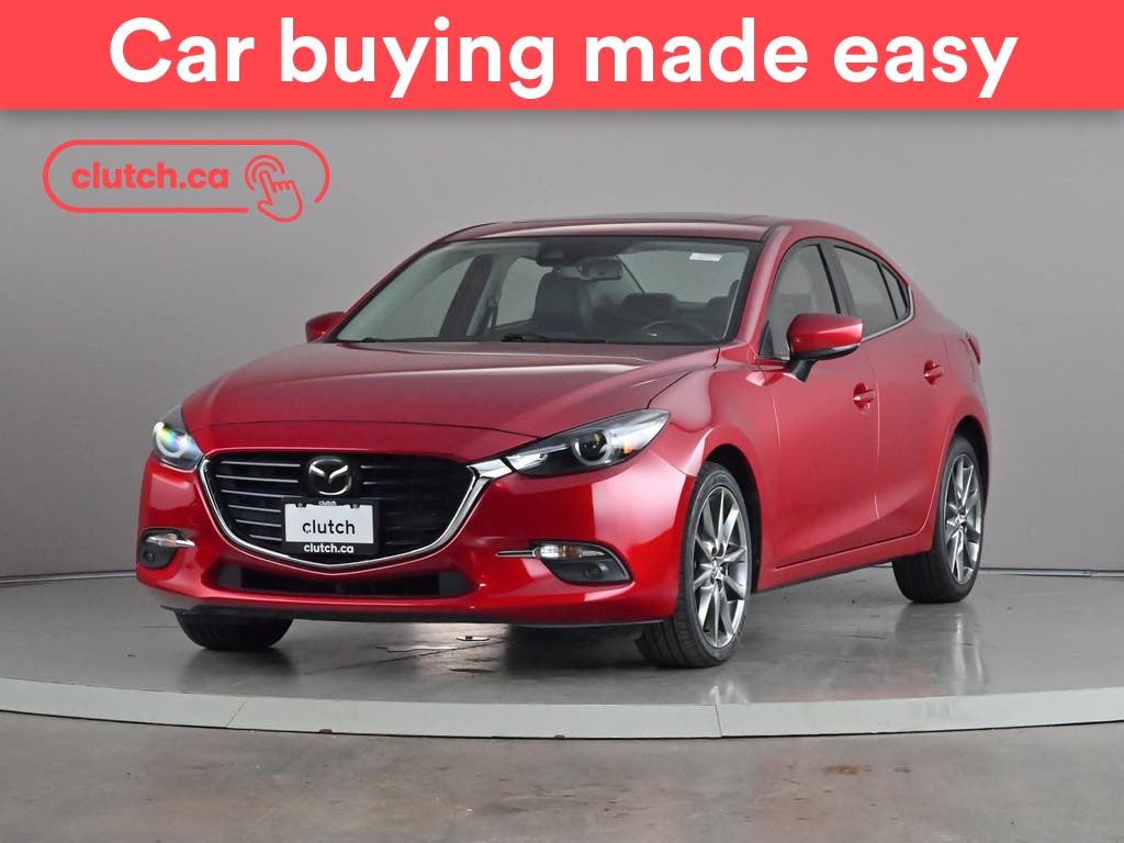 Red 2018 Mazda MAZDA3 Sedan Automatic