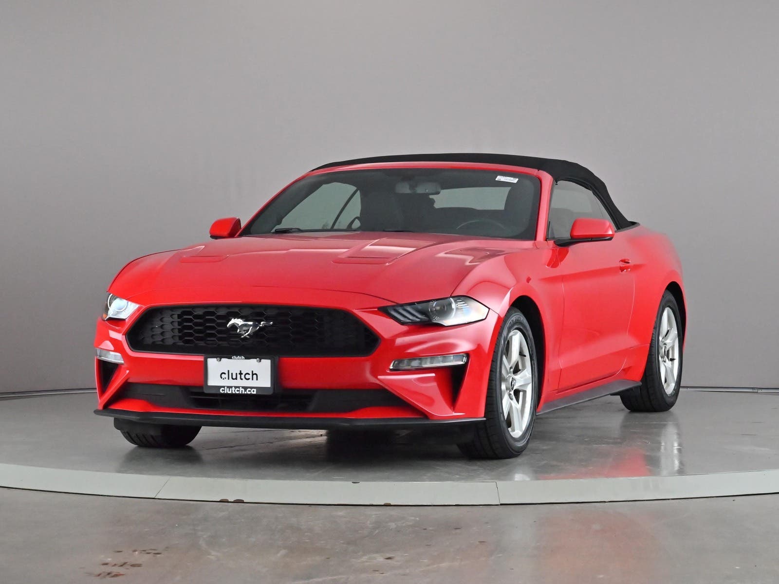 Red 2018 Ford Mustang Convertible Rear-Wheel Drive Automatic