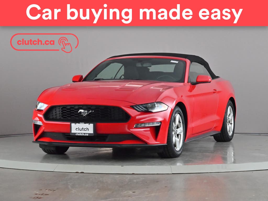 Red 2018 Ford Mustang Convertible Rear-Wheel Drive Automatic