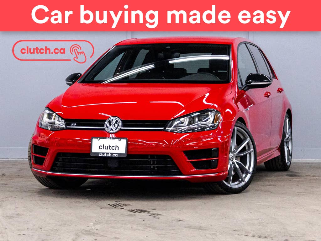 Red 2017 Volkswagen Golf R Hatchback All-Wheel Drive Automatic