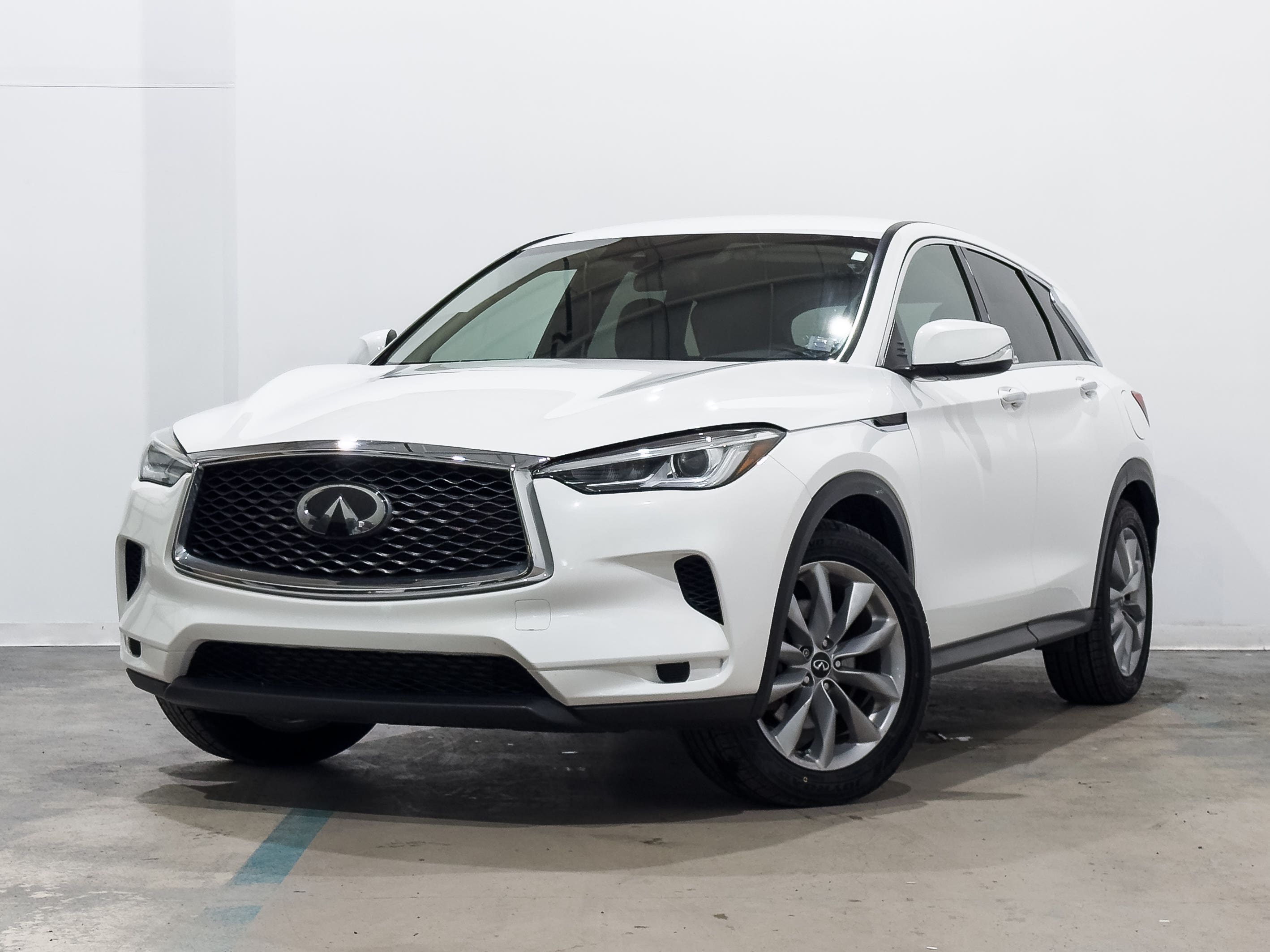White 2020 INFINITI QX50 SUV / Crossover All-Wheel Drive Automatic