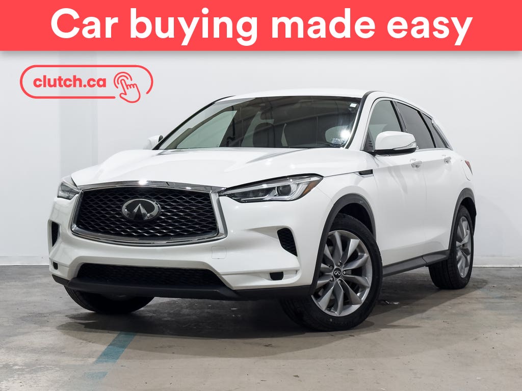 White 2020 INFINITI QX50 SUV / Crossover All-Wheel Drive Automatic