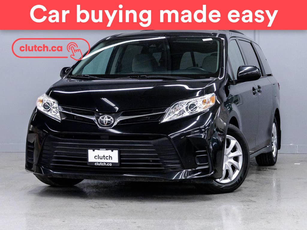 Black 2020 Toyota Sienna Minivan Front-Wheel Drive Automatic