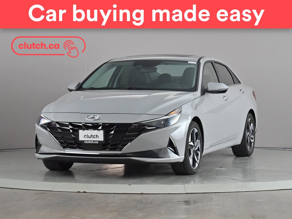 Gray 2023 Hyundai Elantra Hybrid Sedan Automatic