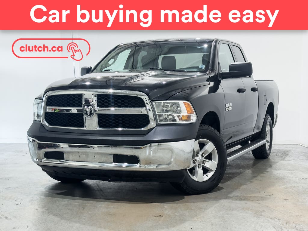 Black 2018 RAM 1500 ST Quad Cab 4WD Pickup Truck Automatic