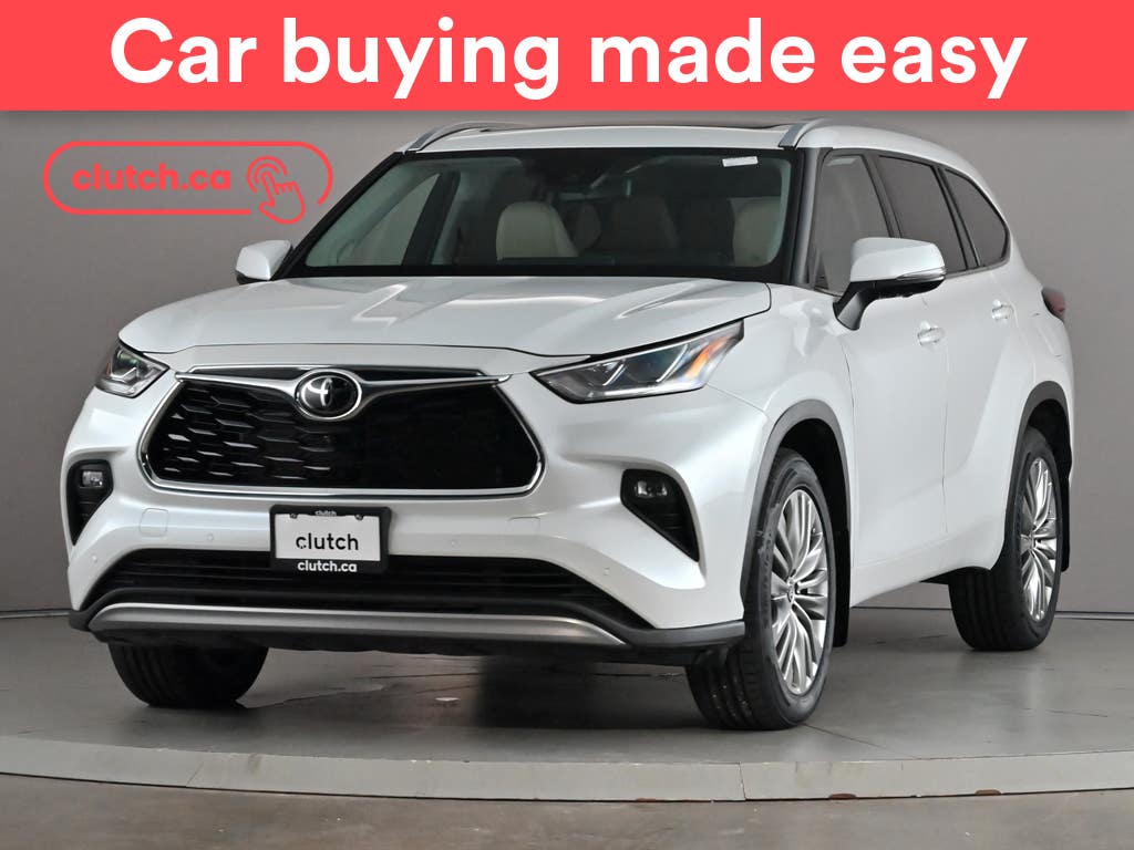 White 2023 Toyota Highlander SUV / Crossover All-Wheel Drive Automatic