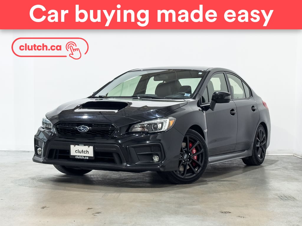 Black 2021 Subaru WRX Sport-tech AWD Sedan Manual