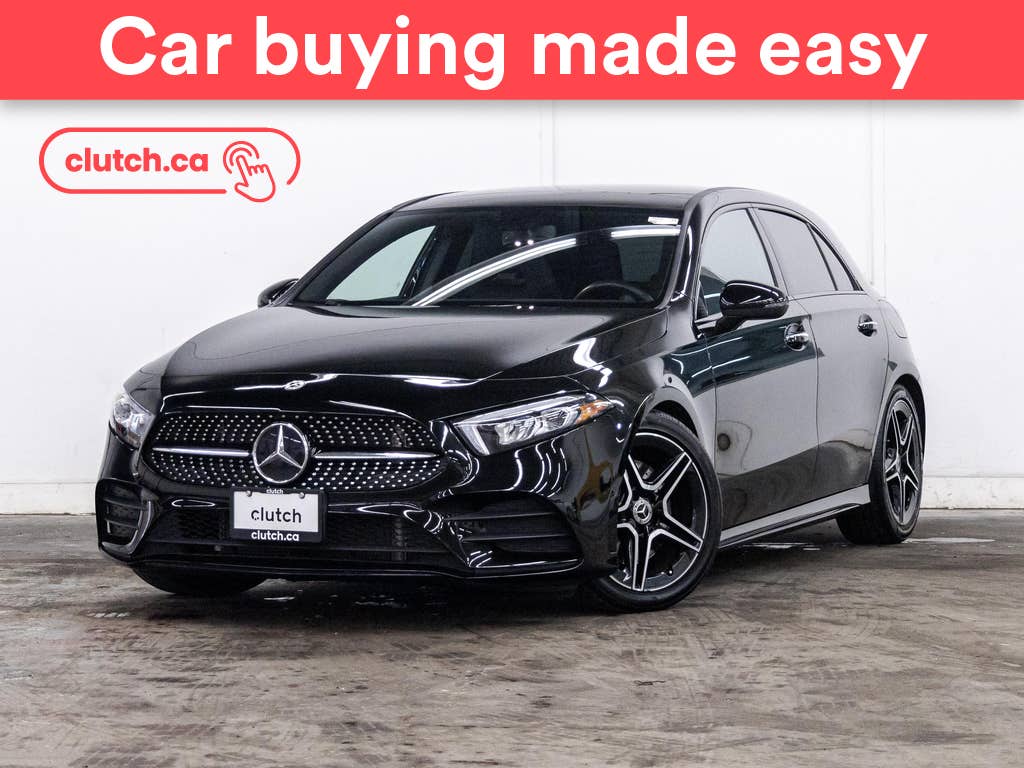 Black 2021 Mercedes-Benz A-Class A 250 4MATIC Hatchback AWD Sedan Automatic