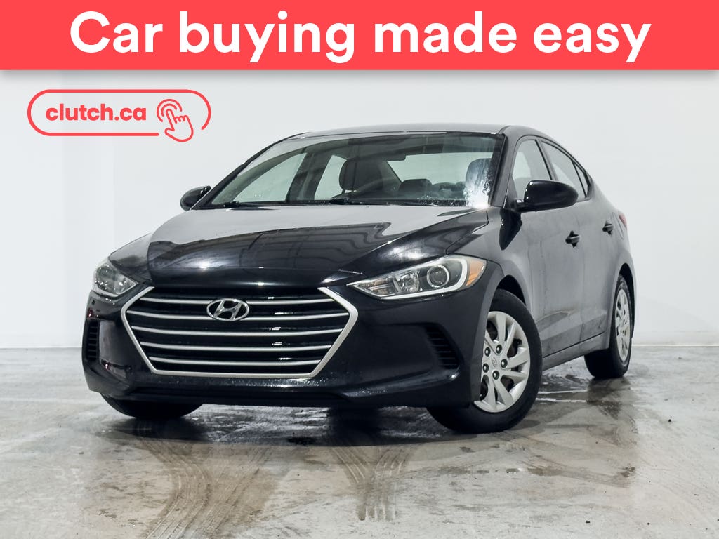 Black 2017 Hyundai Elantra Sedan Automatic