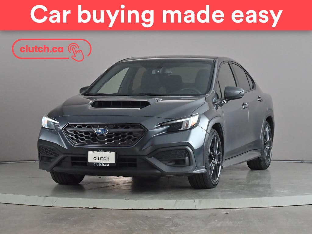 Gray 2023 Subaru WRX Sedan All-Wheel Drive Manual