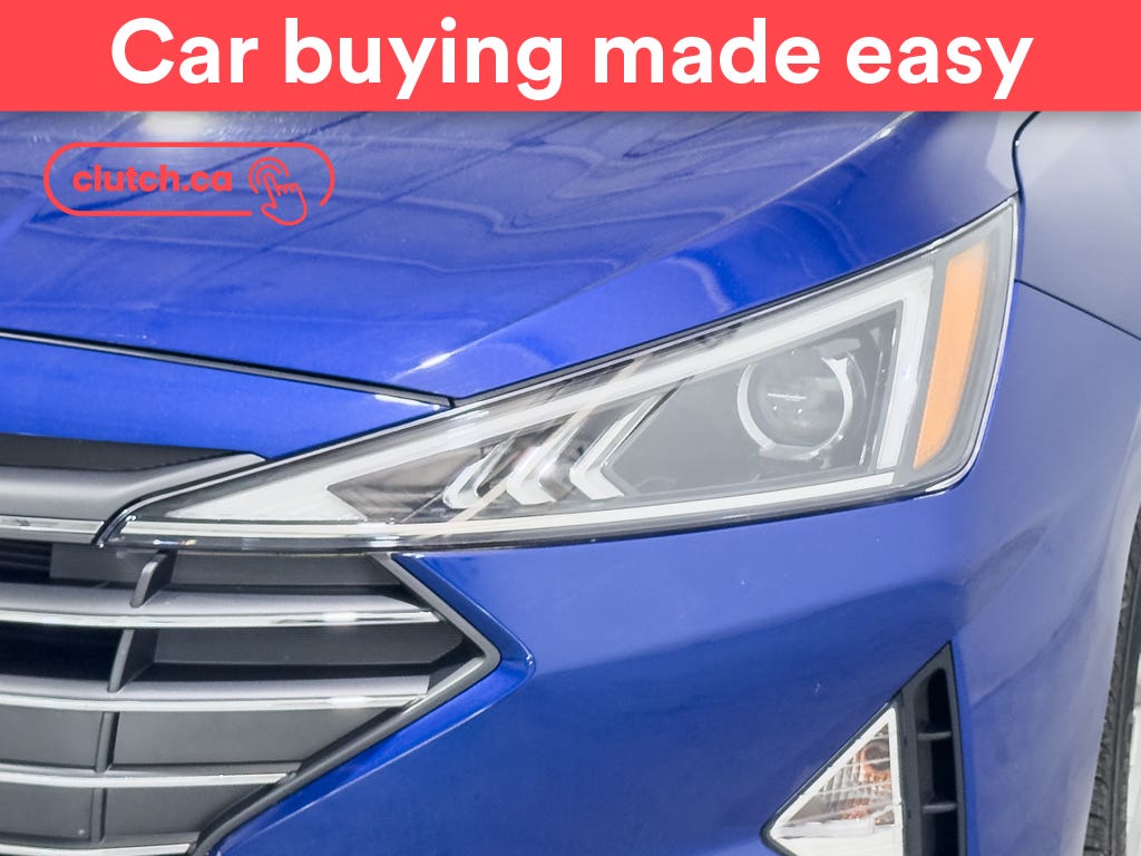 Blue 2020 Hyundai Elantra Preferred FWD Sedan All-Wheel Drive Automatic