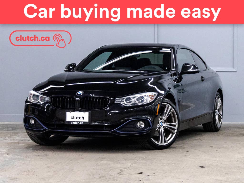 Black 2017 BMW 4 Series Coupe All-Wheel Drive Automatic