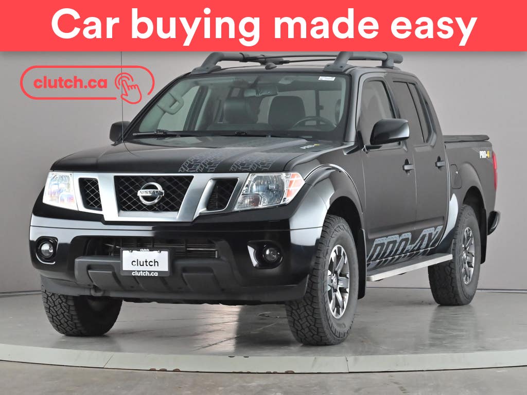 Black 2019 Nissan Frontier Pickup Truck Four-Wheel Drive Automatic