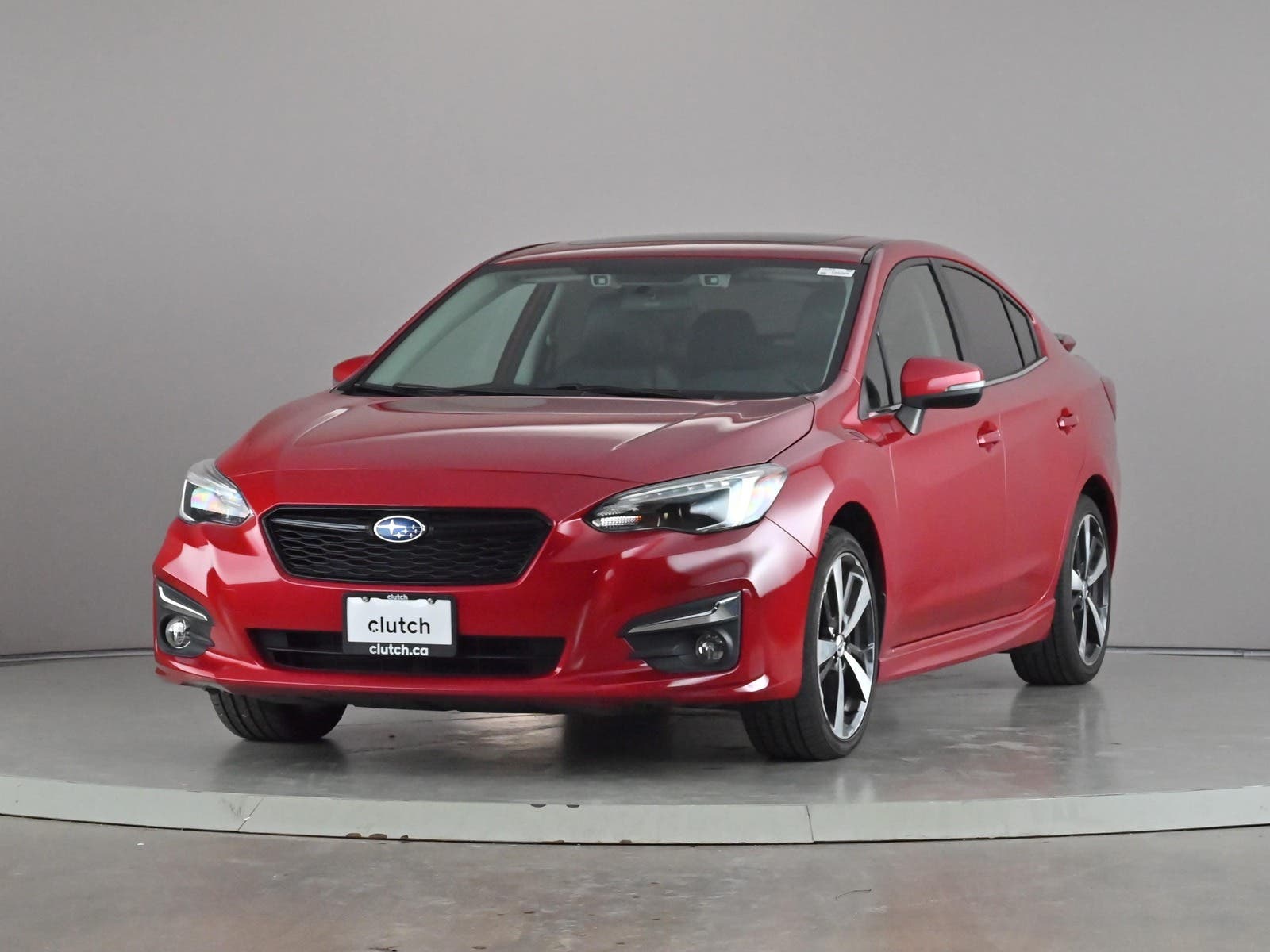 Red 2018 Subaru Impreza Sedan  Automatic