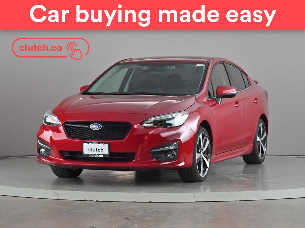 Red 2018 Subaru Impreza Sedan Automatic