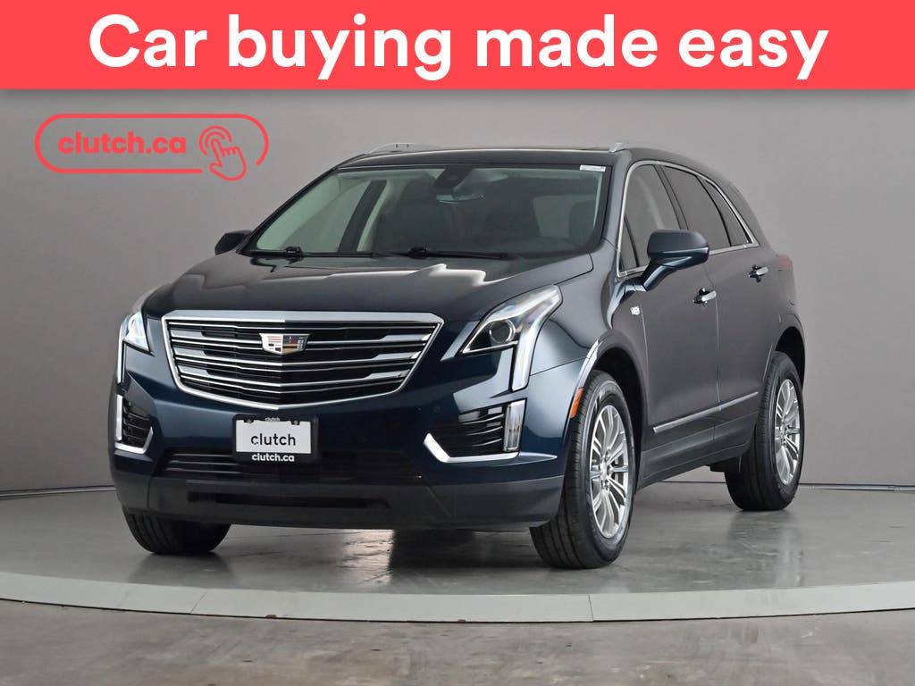 Blue 2017 Cadillac XT5 SUV / Crossover Front-Wheel Drive Automatic