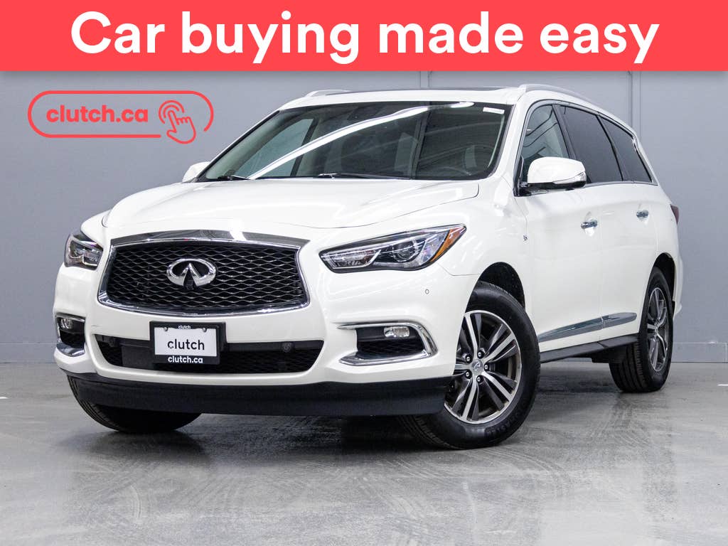 White 2018 INFINITI QX60 SUV / Crossover All-Wheel Drive Automatic
