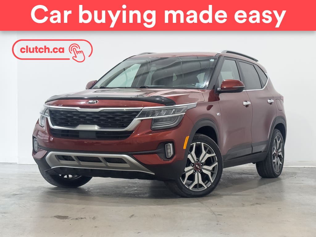 Orange 2021 Kia Seltos SUV / Crossover All-Wheel Drive Automatic