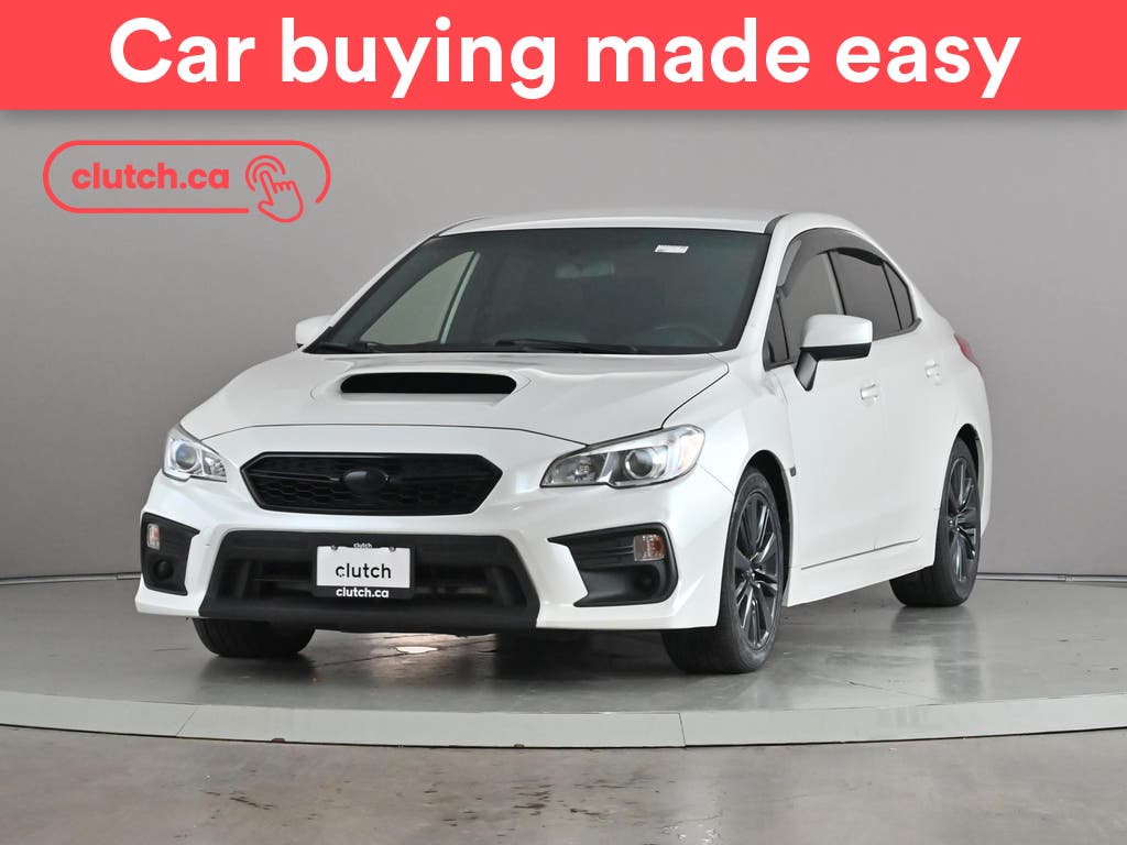 White 2019 Subaru WRX Sedan All-Wheel Drive Manual