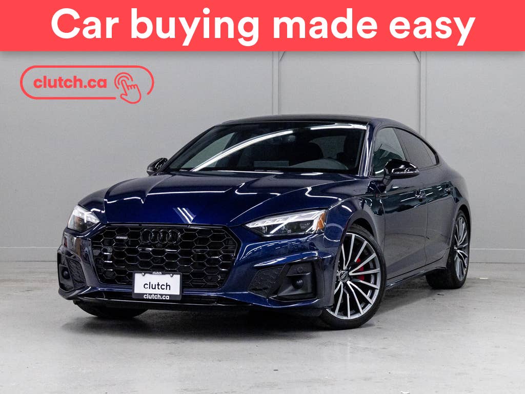 Blue 2023 Audi A5 Sportback Sedan Automatic