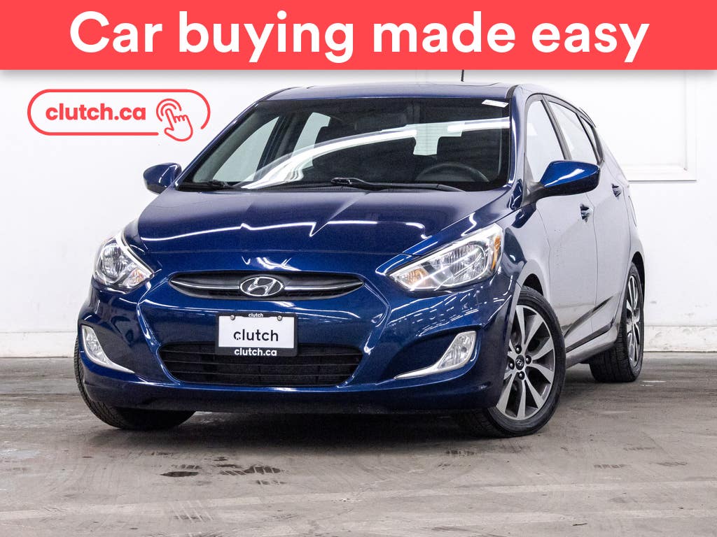 Blue 2017 Hyundai Accent SE 4-Door Hatchback FWD Hatchback Front-Wheel Drive Automatic