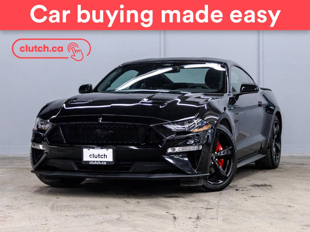 Black 2022 Ford Mustang Coupe Rear-Wheel Drive Automatic
