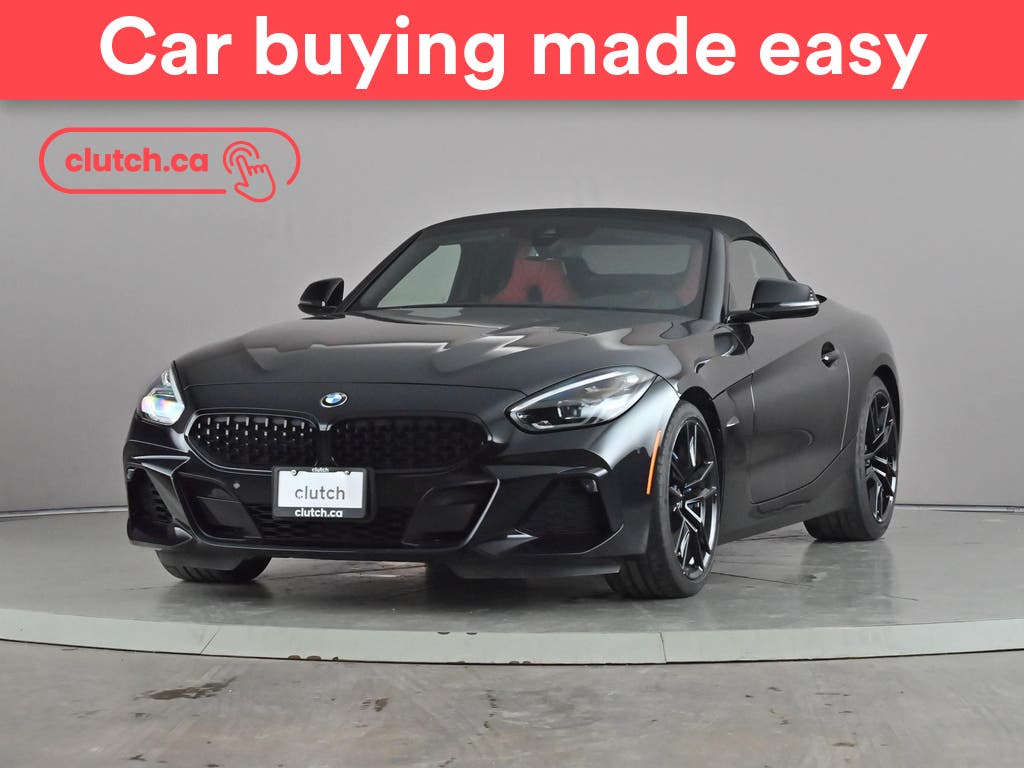 Black 2019 BMW Z4 Convertible Rear-Wheel Drive Automatic