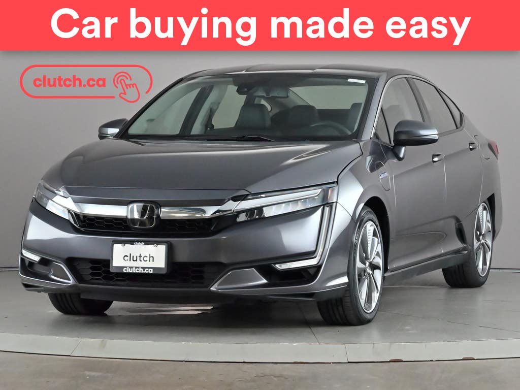 Gray 2018 Honda Clarity Hybrid Plug-In Sedan Front-Wheel Drive Automatic