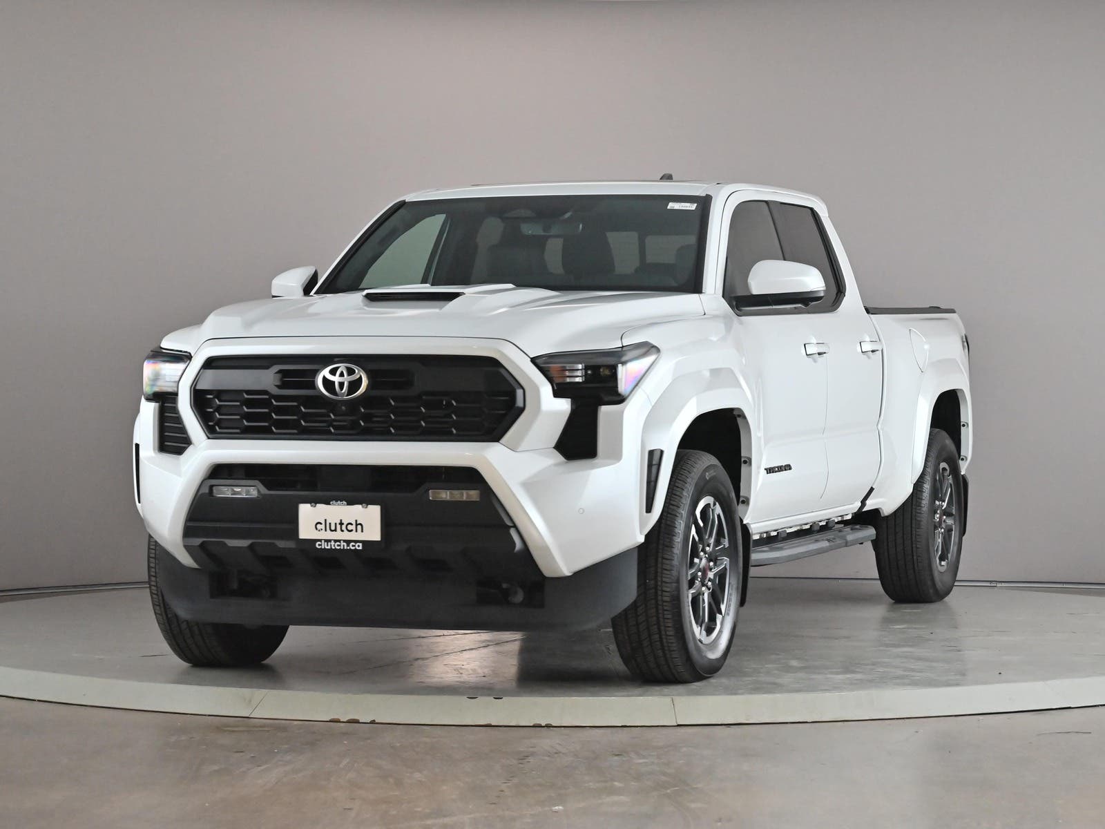 White 2025 Toyota Tacoma Pickup Truck Four-Wheel Drive Automatic