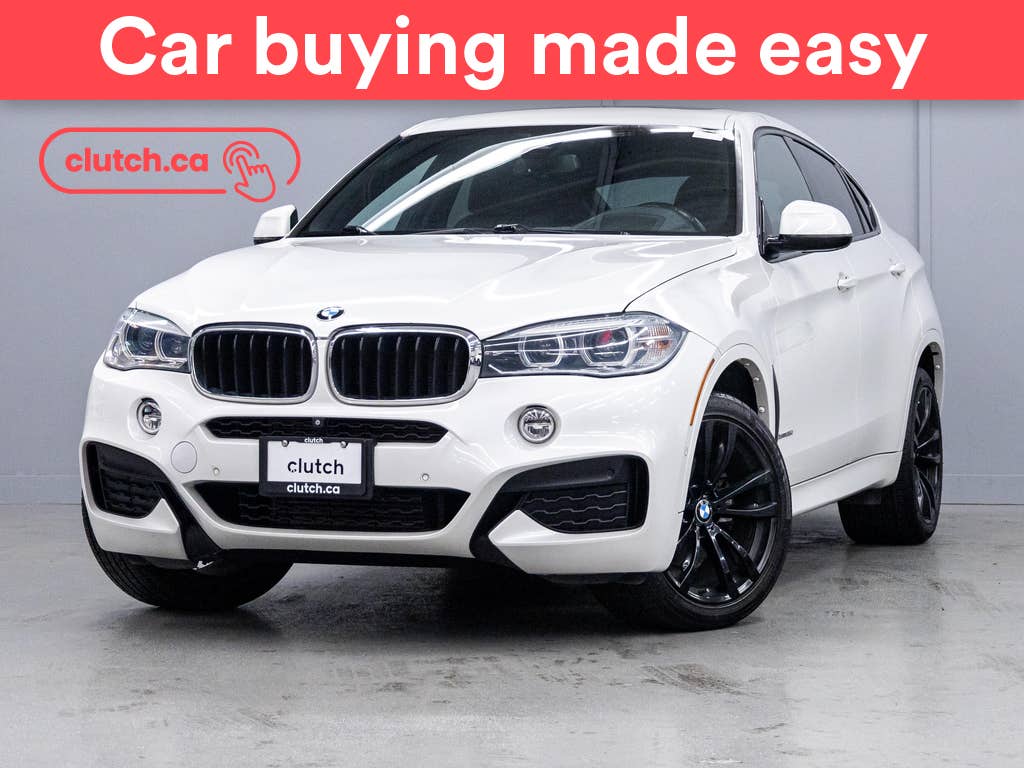 White 2017 BMW X6 SUV / Crossover All-Wheel Drive Automatic