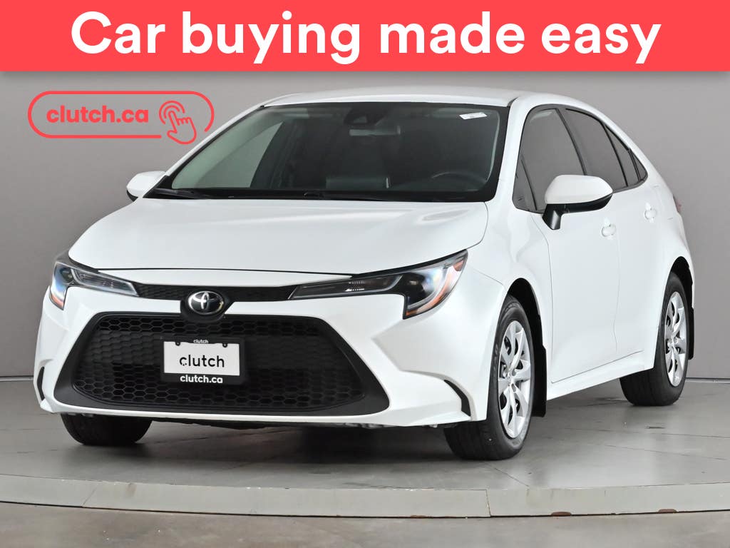 White 2022 Toyota Corolla Sedan Front-Wheel Drive Automatic