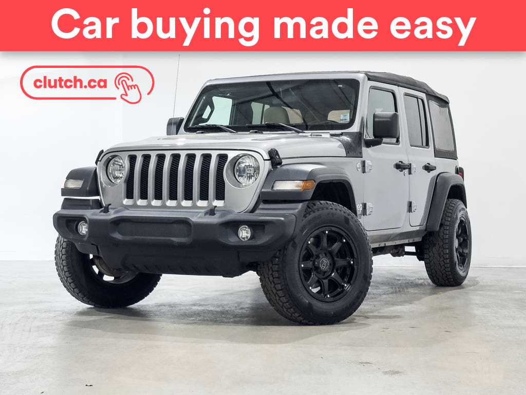 Gray 2020 Jeep Wrangler Unlimited Sport 4WD SUV / Crossover Four-Wheel Drive Automatic