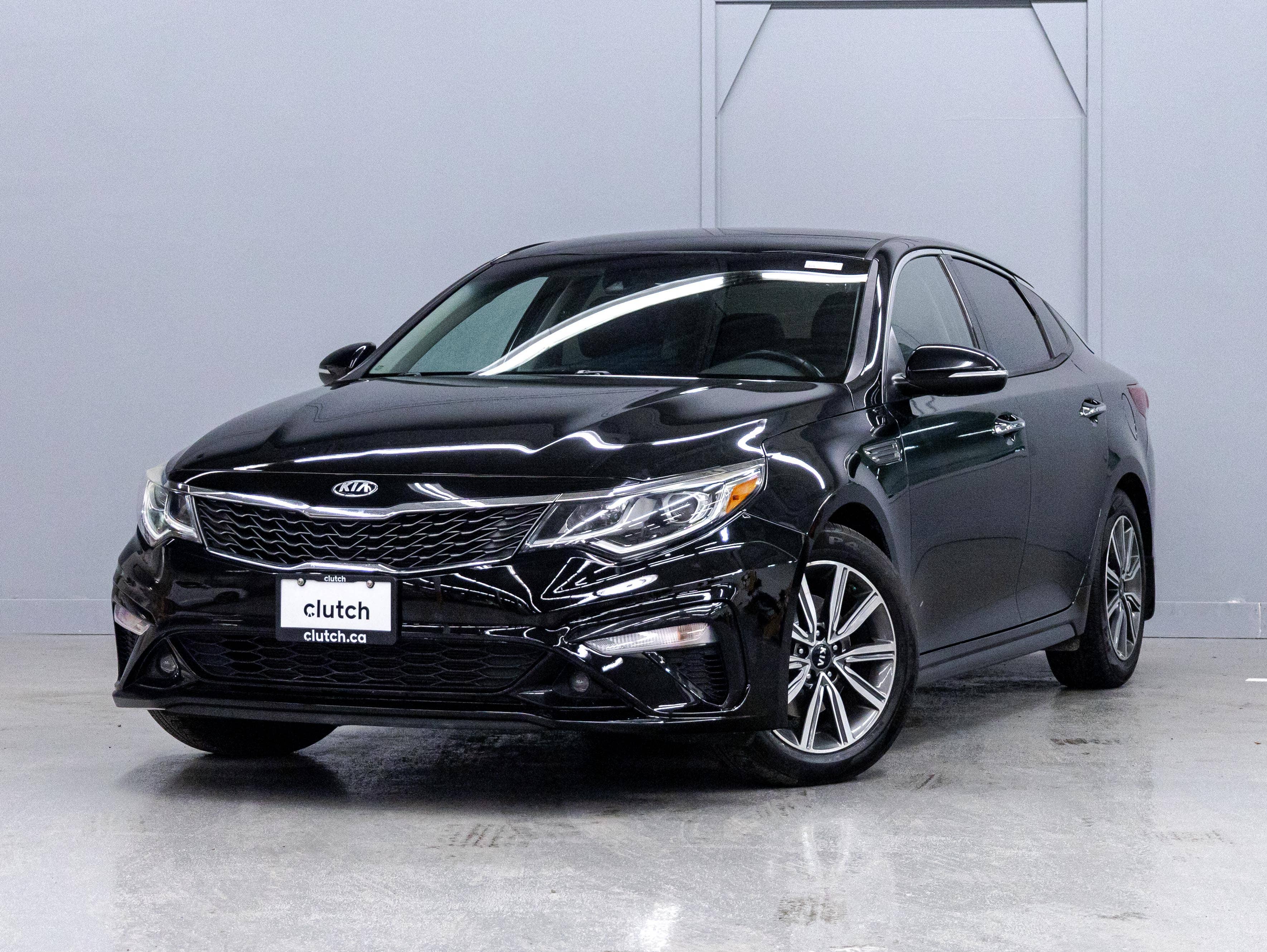 Black 2019 Kia Optima Sedan  Automatic
