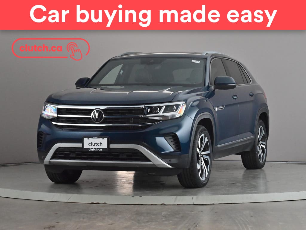 Blue 2022 Volkswagen Atlas Cross Sport SUV / Crossover Automatic