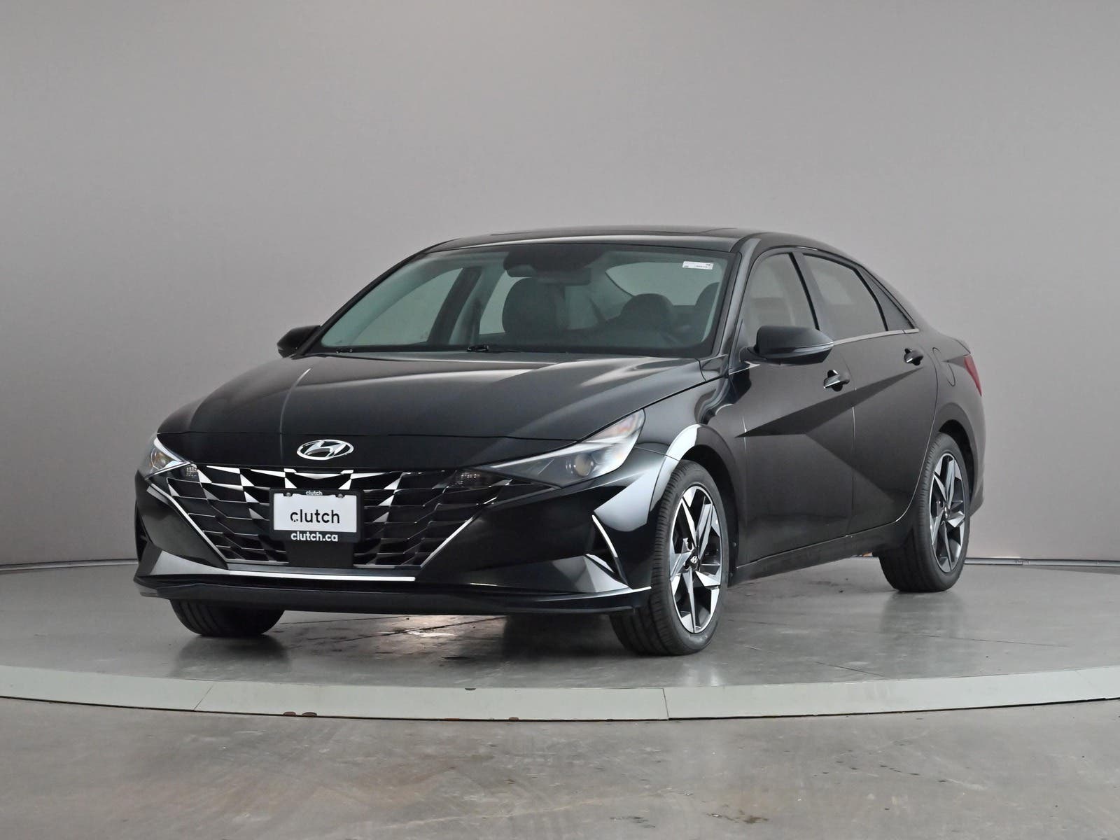 Black 2023 Hyundai Elantra Hybrid Sedan  Automatic