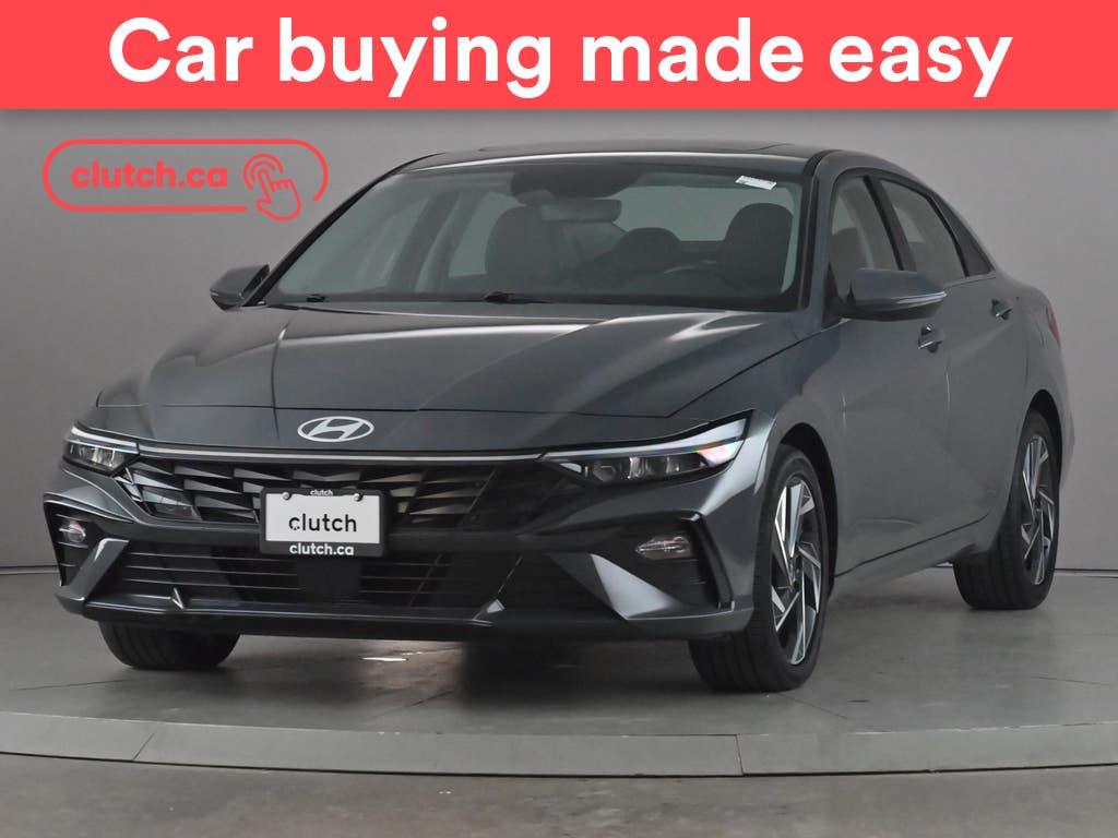 Gray 2025 Hyundai Elantra Hybrid Luxury FWD Sedan Automatic