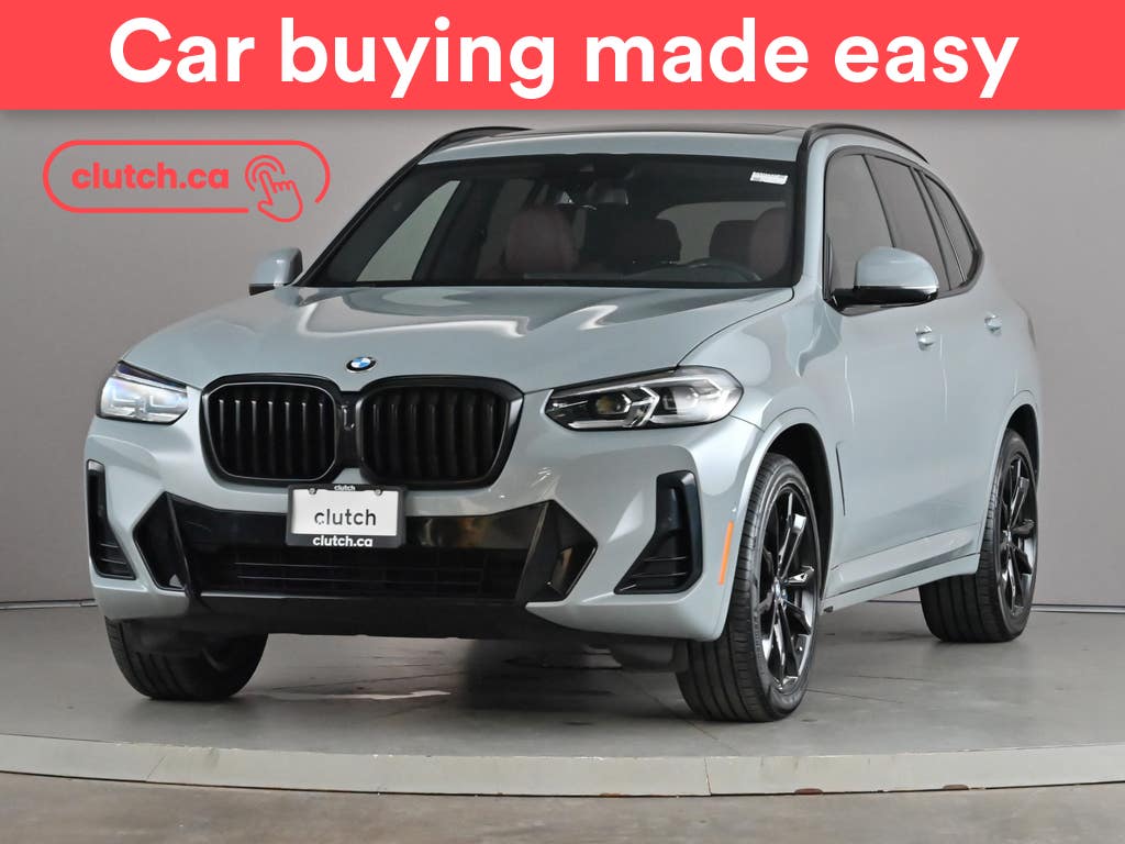 Gray 2022 BMW X3 SUV / Crossover All-Wheel Drive Automatic