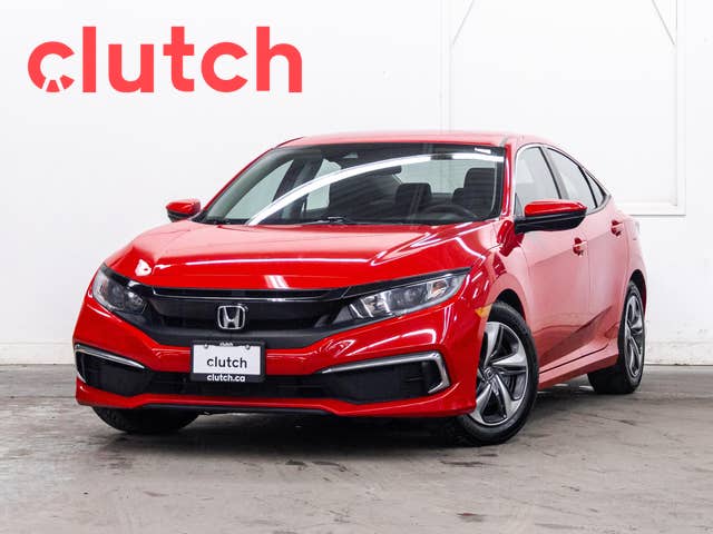 Red 2019 Honda Civic Sedan Front-Wheel Drive Automatic
