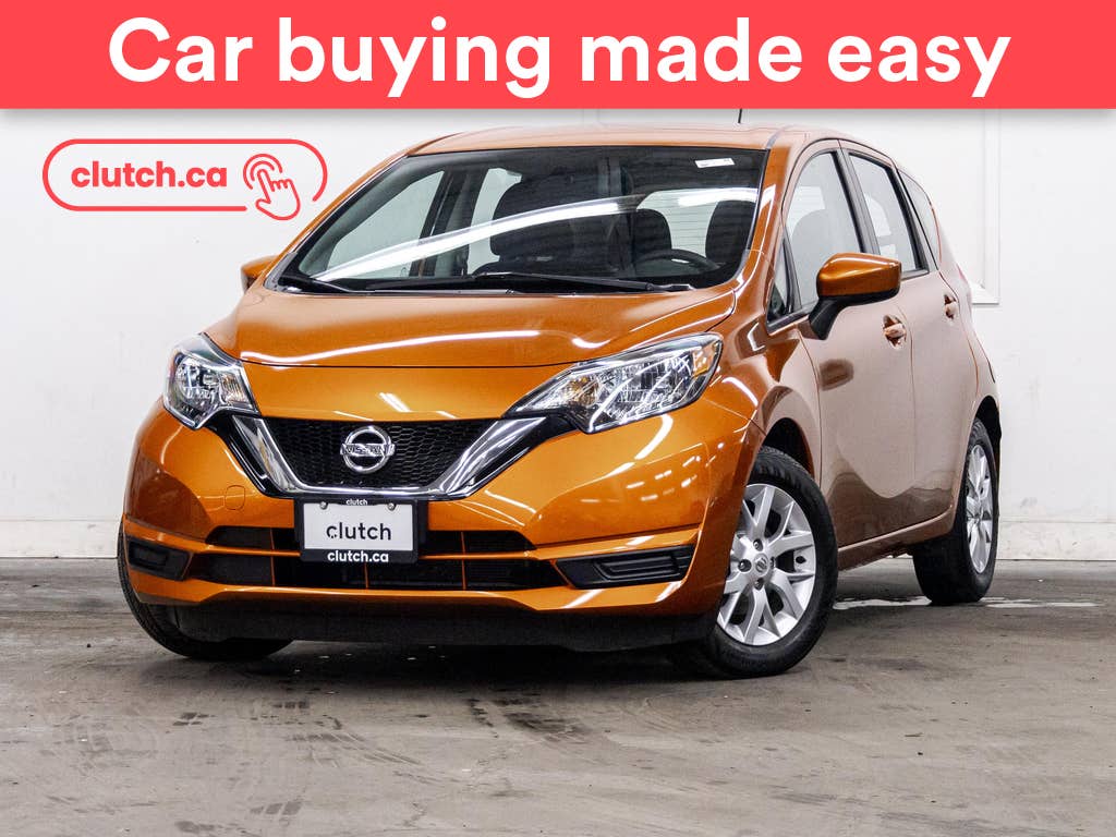 Orange 2018 Nissan Versa Note Hatchback Front-Wheel Drive Automatic