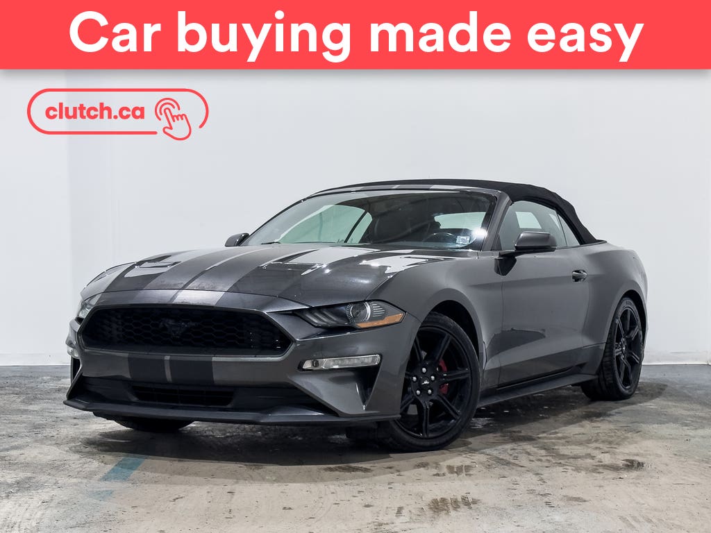 2018 Ford Mustang EcoBoost Premium Convertible RWD