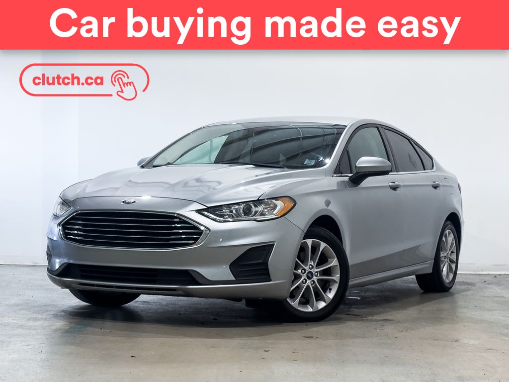 Gray 2020 Ford Fusion Hybrid Sedan Front-Wheel Drive Automatic