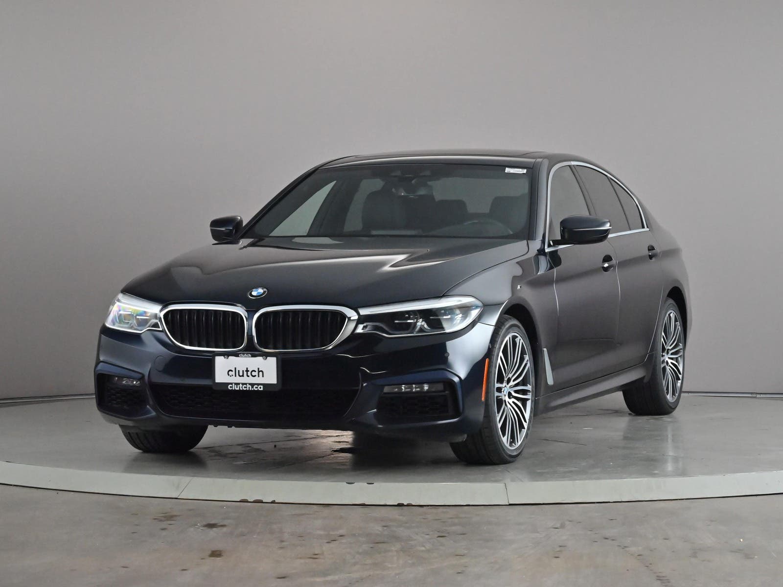 Black 2019 BMW 5 Series Sedan All-Wheel Drive Automatic