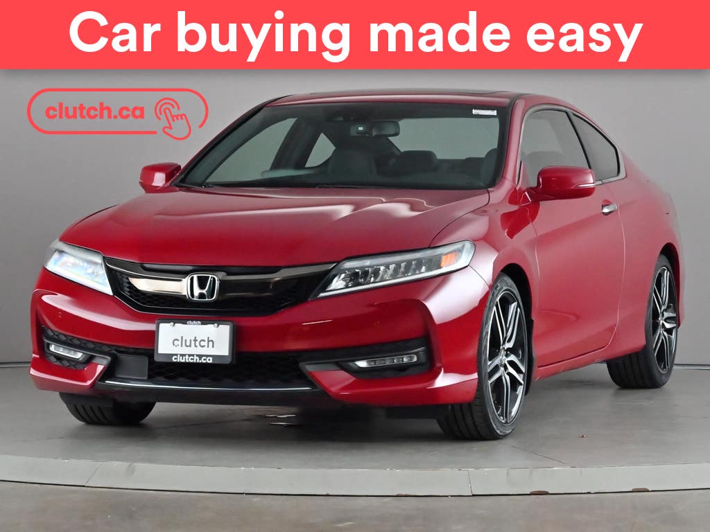 Red 2017 Honda Accord Coupe Coupe Front-Wheel Drive Automatic