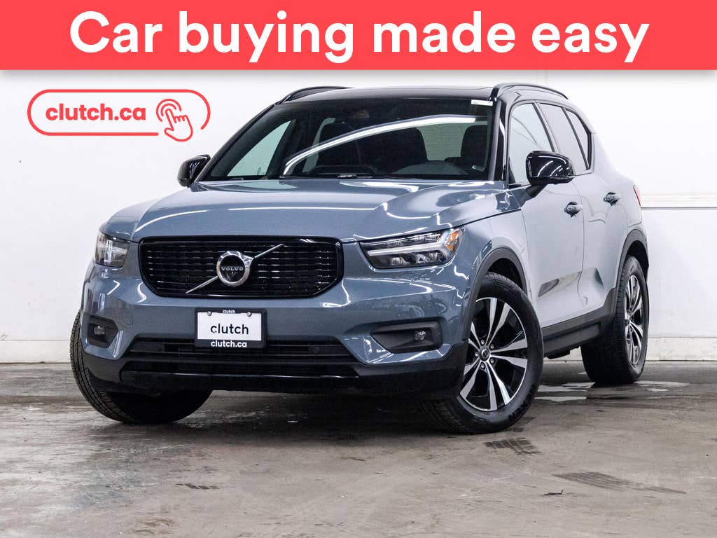 Gray 2022 Volvo XC40 T5 R-Design AWD SUV / Crossover All-Wheel Drive Automatic