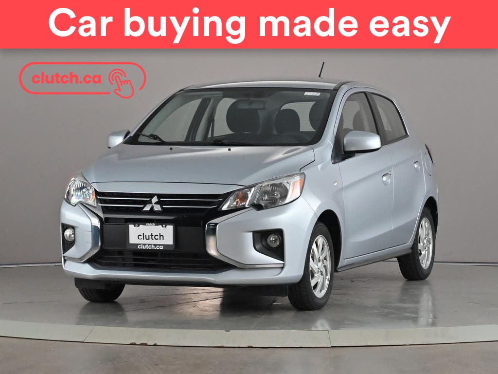 Silver 2024 Mitsubishi Mirage Hatchback Front-Wheel Drive Automatic