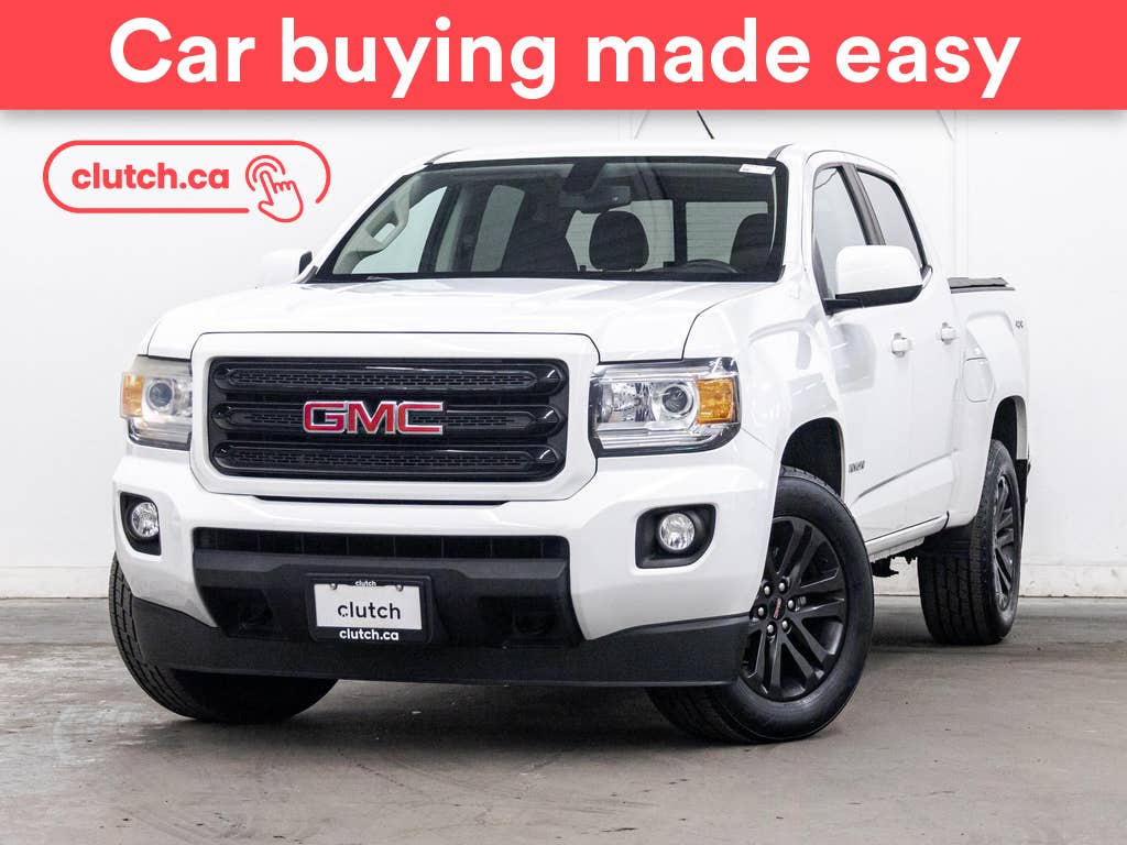 White 2019 GMC Canyon Pickup Truck Four-Wheel Drive Automatic