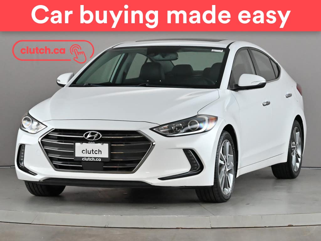 White 2018 Hyundai Elantra Sedan Front-Wheel Drive Automatic