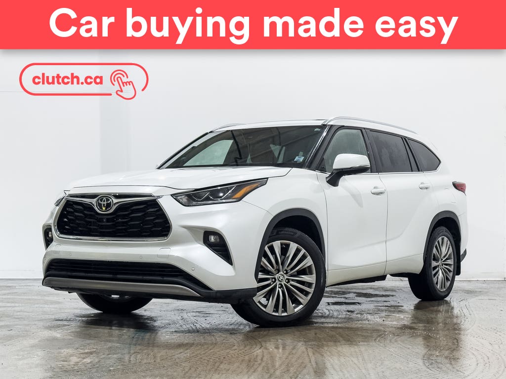 White 2022 Toyota Highlander SUV / Crossover All-Wheel Drive Automatic