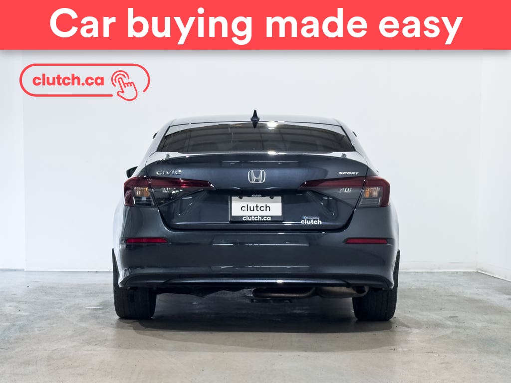 Gray 2025 Honda Civic Hybrid Sedan Front-Wheel Drive Automatic