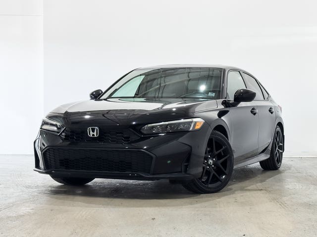 Black 2025 Honda Civic Hybrid